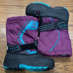 Kamik Purple and Black Outdoor Boots